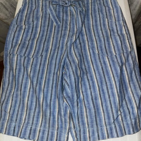 Vtg Papagallo Bermuda shorts 8 golf preppy grandma core pull on timeless classic - Picture 1 of 3